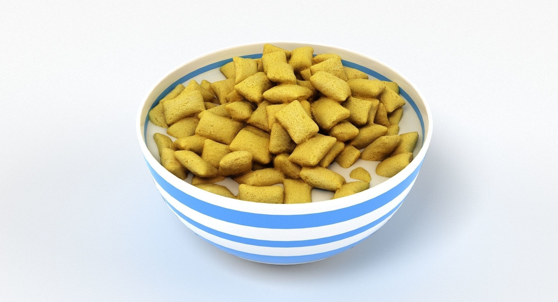 Bowl of Cereal 004 3D model_7