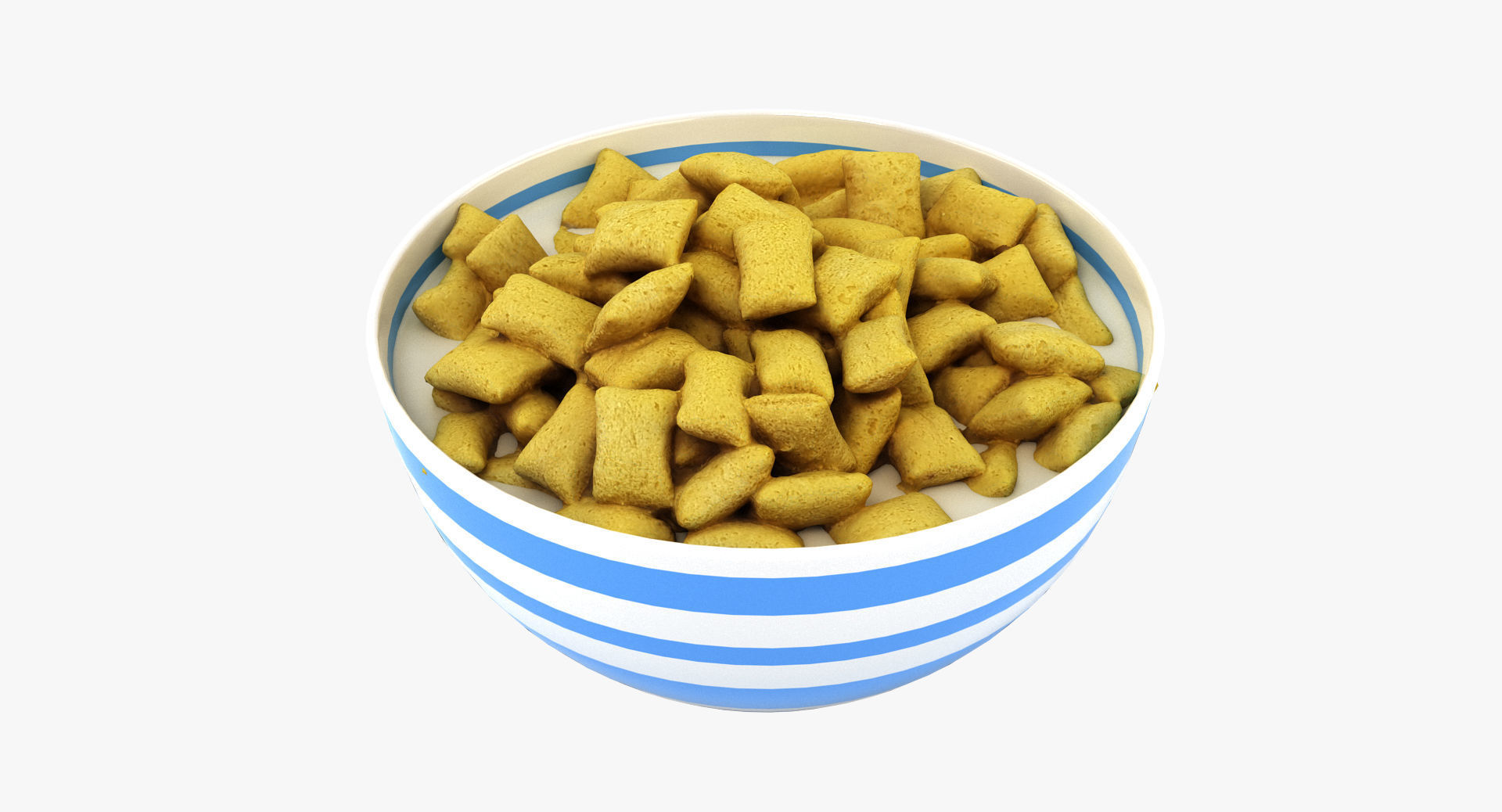 Bowl of Cereal 004 3D model_10