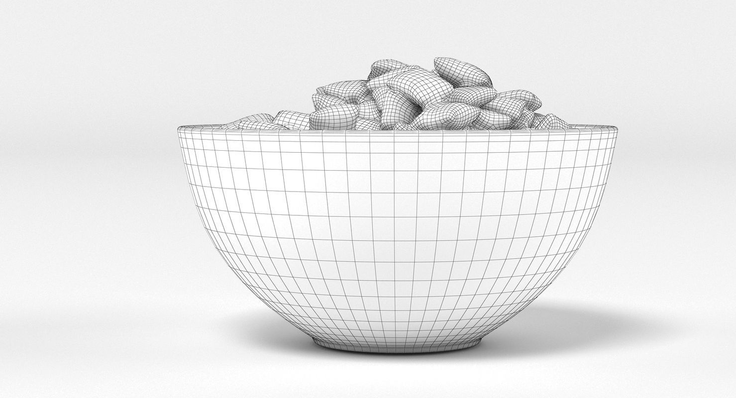 Bowl of Cereal 004 3D model_9