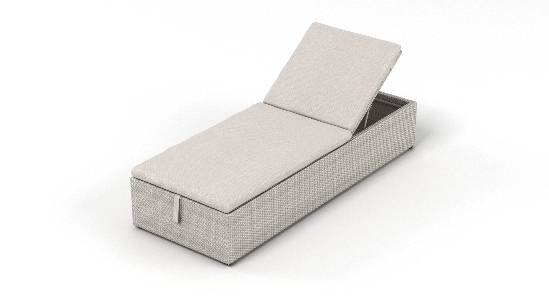 Dedon Lou Modular Rattan Garden Furniture Collection 3D model_3