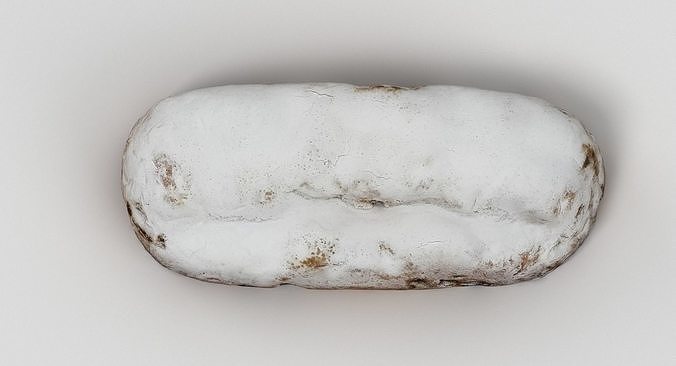 Christmas Stollen 001 3D model 3