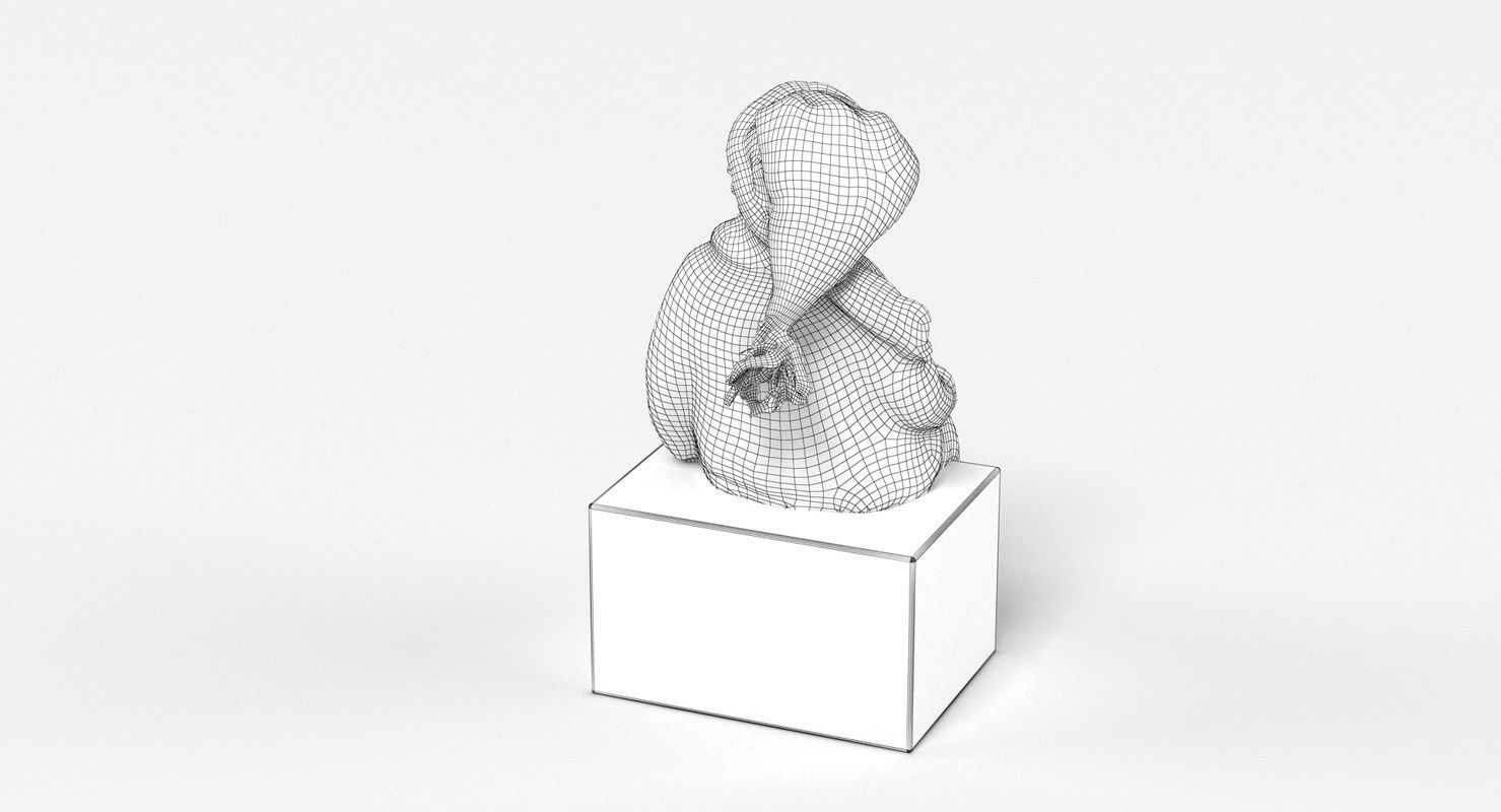 Boy Figurine 3D model_8