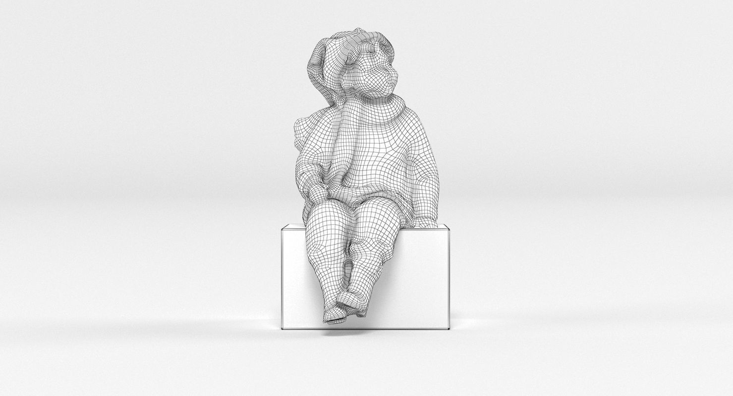 Boy Figurine 3D model_9