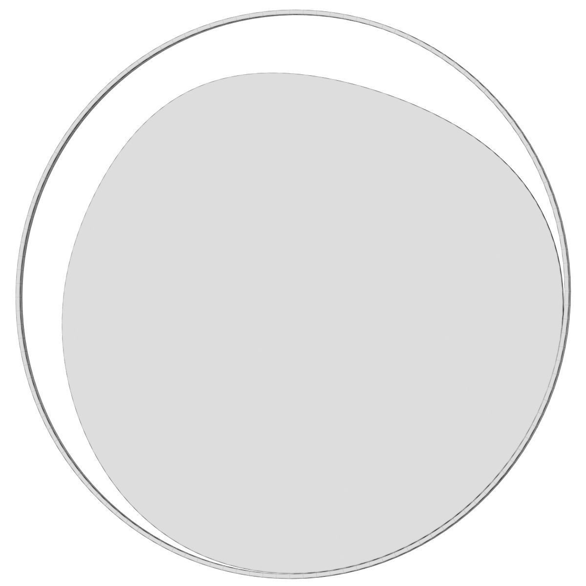 Miroir mural Ellipse - RED Edition 3D model_2