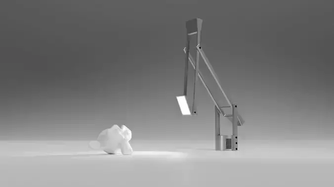 Rigged Desk Lamp With Controllers