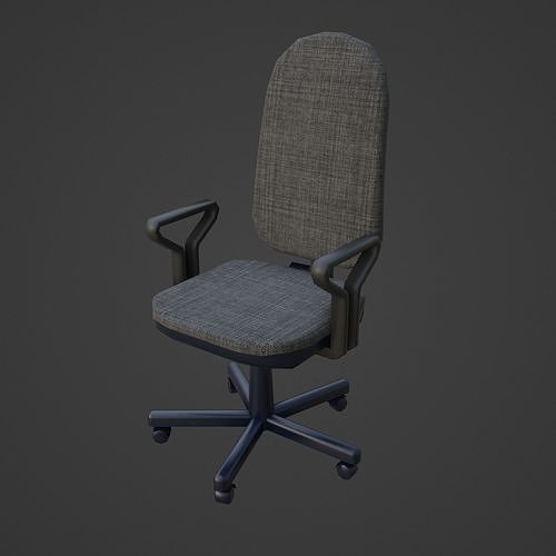 Gameready Chair office Low-poly 3D model