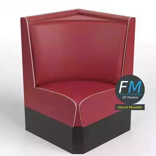 Diner booth corner couch 2