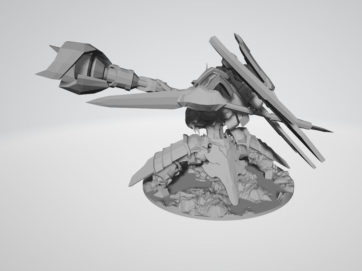 Mecha Kingdom Jax 3D printable 3D print model_3