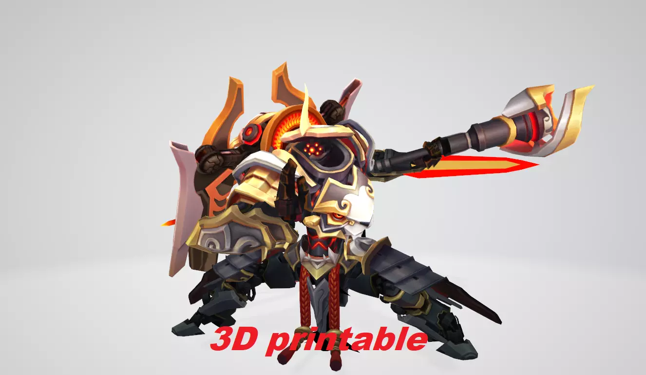 Mecha Kingdom Jax 3D printable 3D print model_0