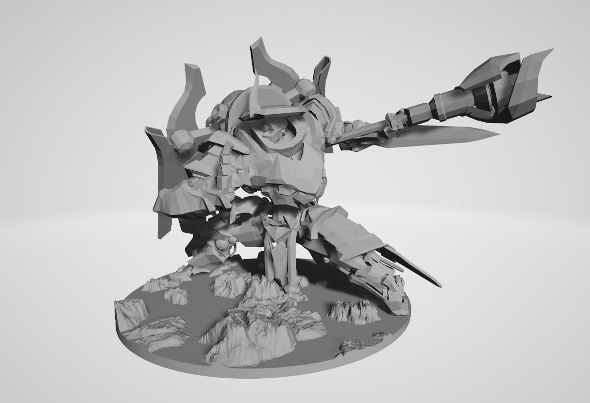 Mecha Kingdom Jax 3D printable 3D print model_2