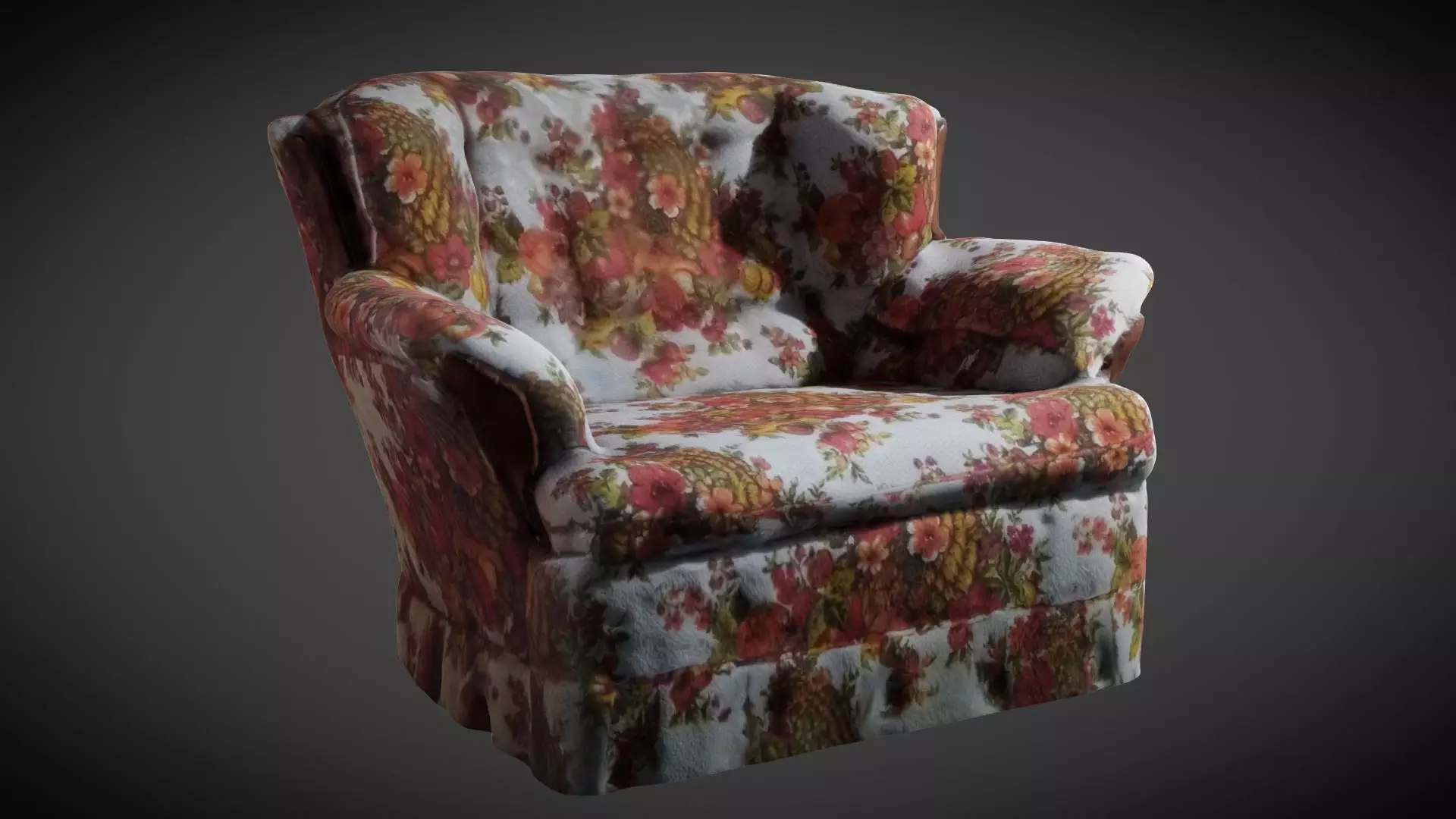 Grandmas Ugly Chair 3D model_0