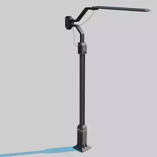 Cyberpunk Street Lamp 3D model