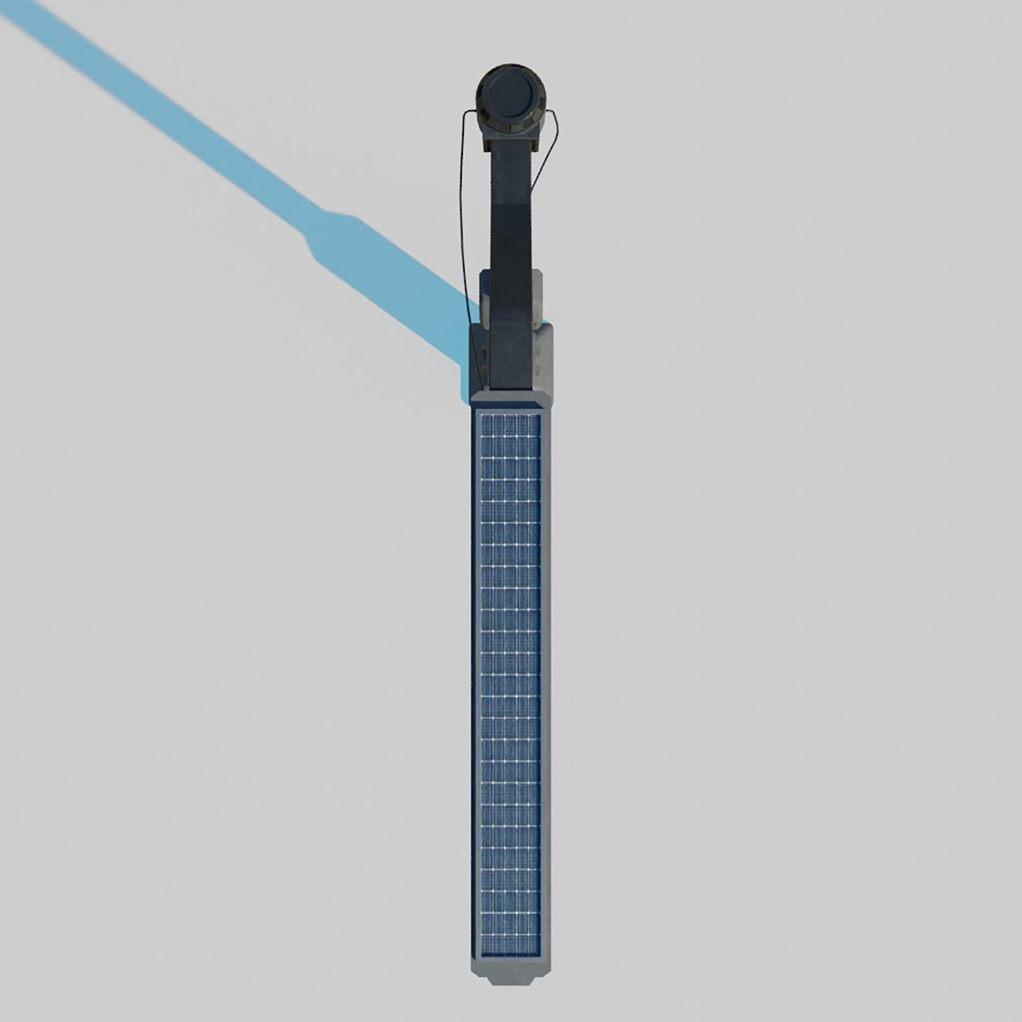 Cyberpunk Street Lamp 3D model_8