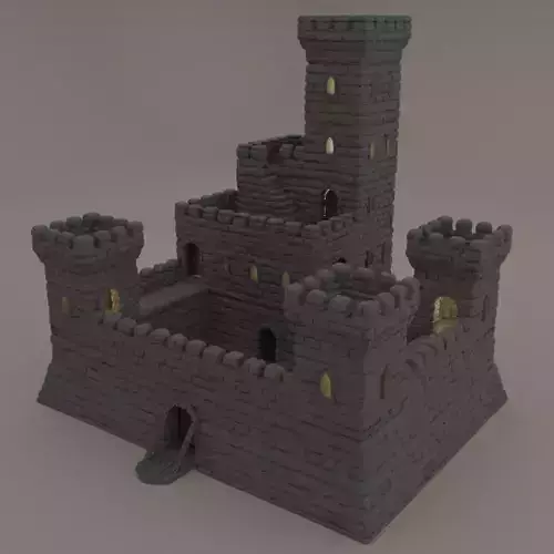 Small Fort Tabletop Terrain 28 MM