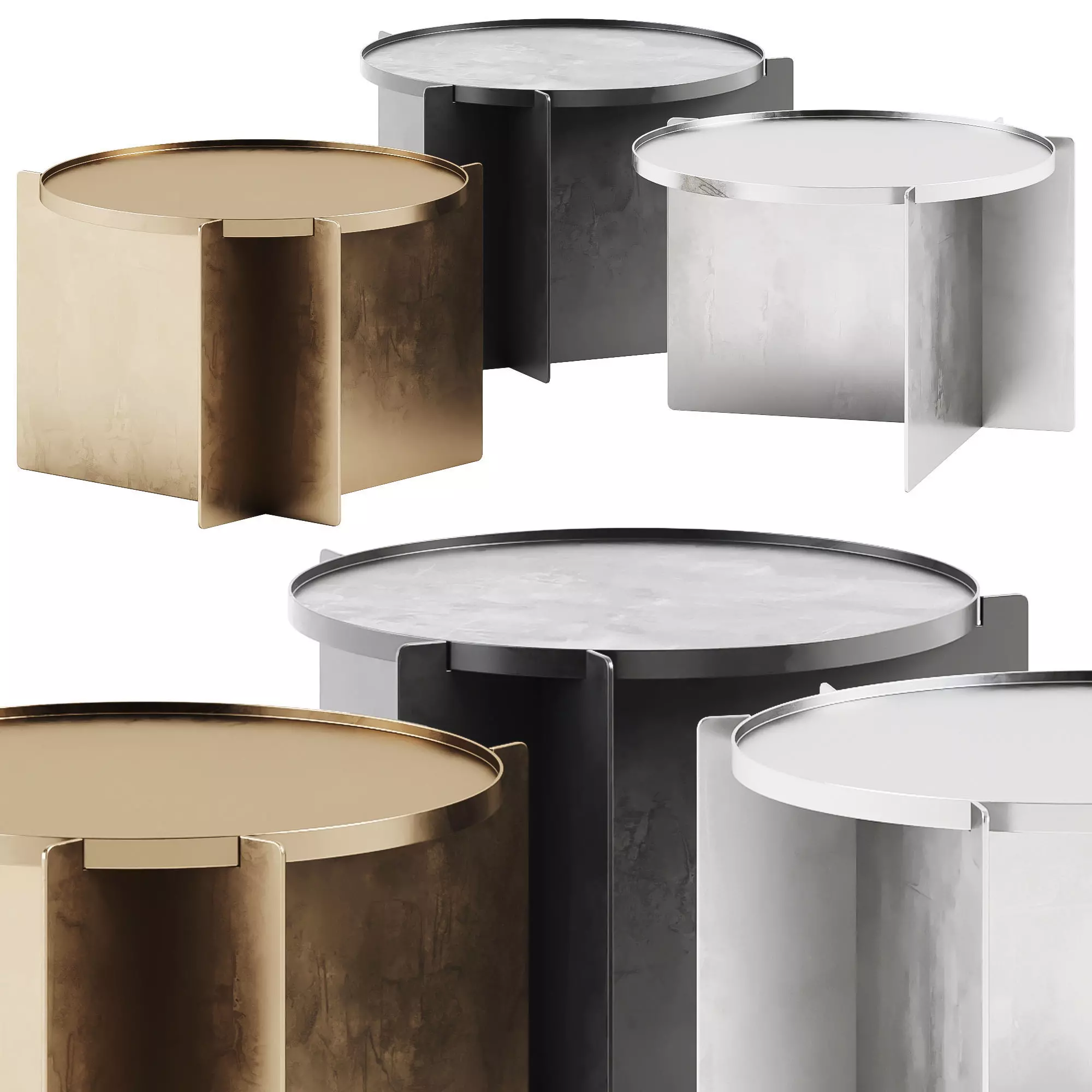 Svip Low Coffee Table by Gejst 3D model_0