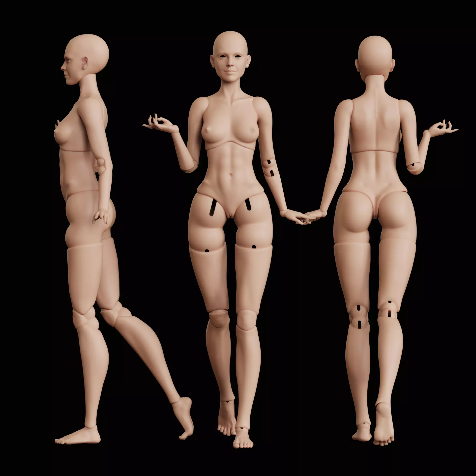 BJD doll Alexandra 40cm 3D print model_0