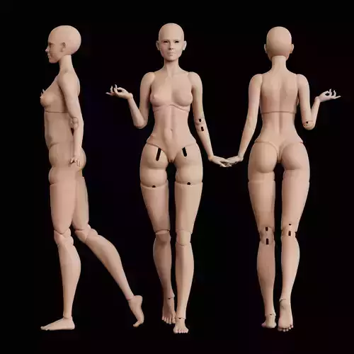 BJD doll Alexandra 40cm 3D print model
