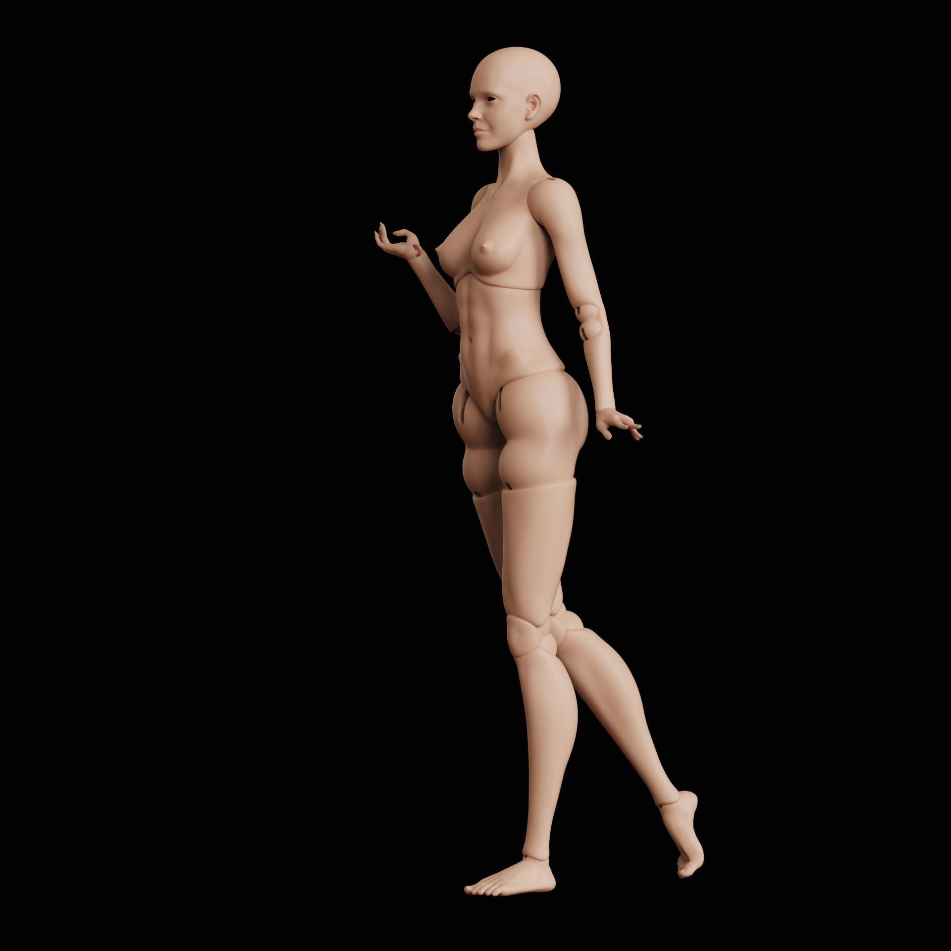 BJD doll Alexandra 40cm 3D print model_15
