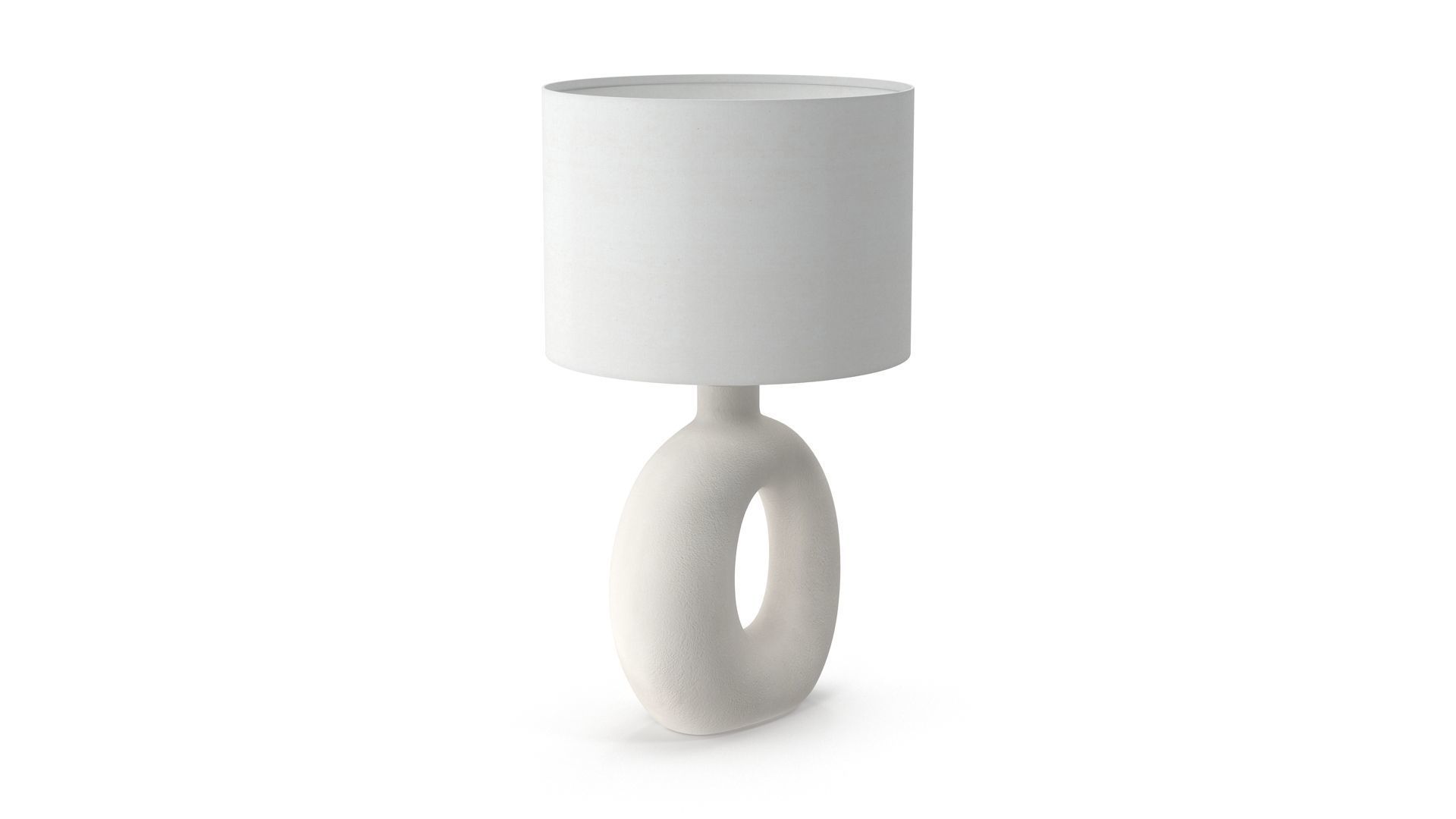 Table Lamp Low-poly 3D model_2