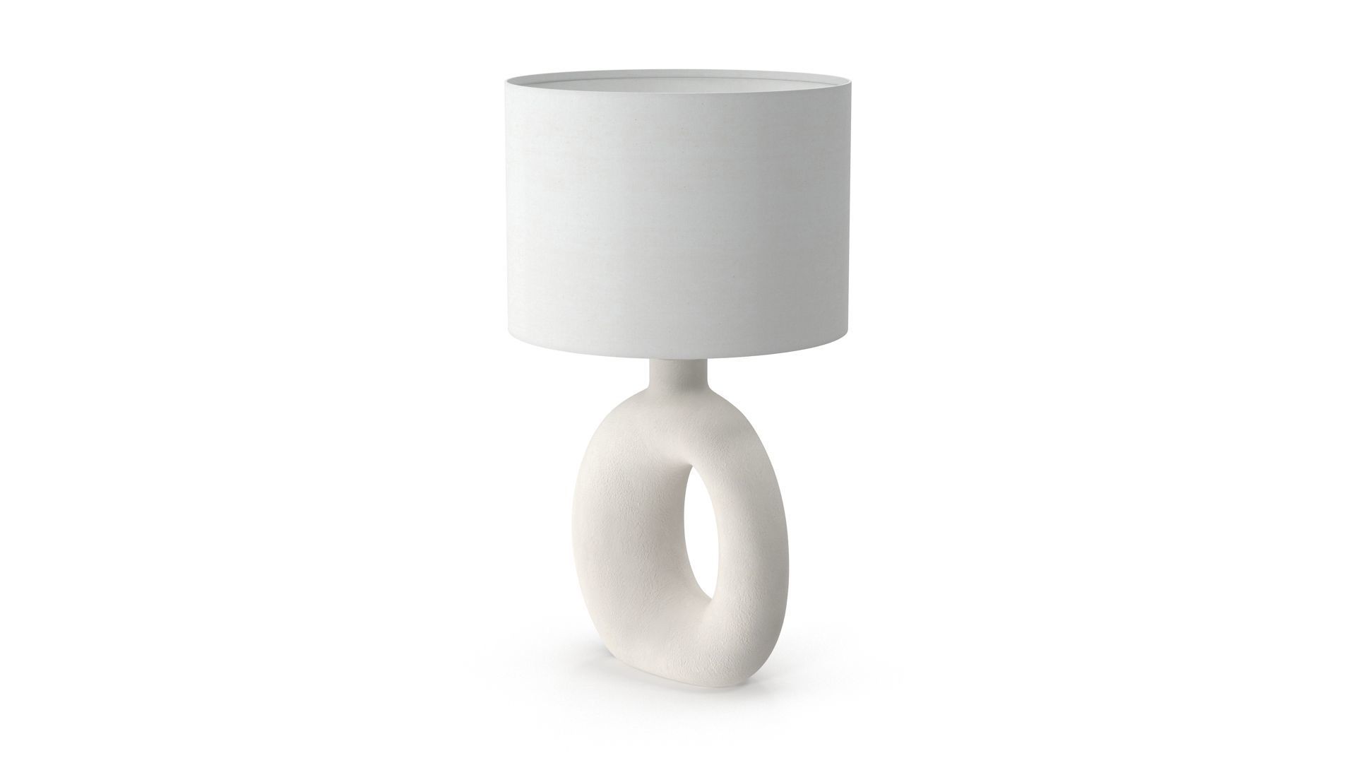 Table Lamp Low-poly 3D model_3
