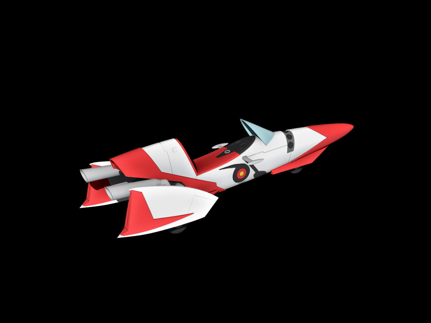 Chibi Motorcycle from Casshan 3D print model_1