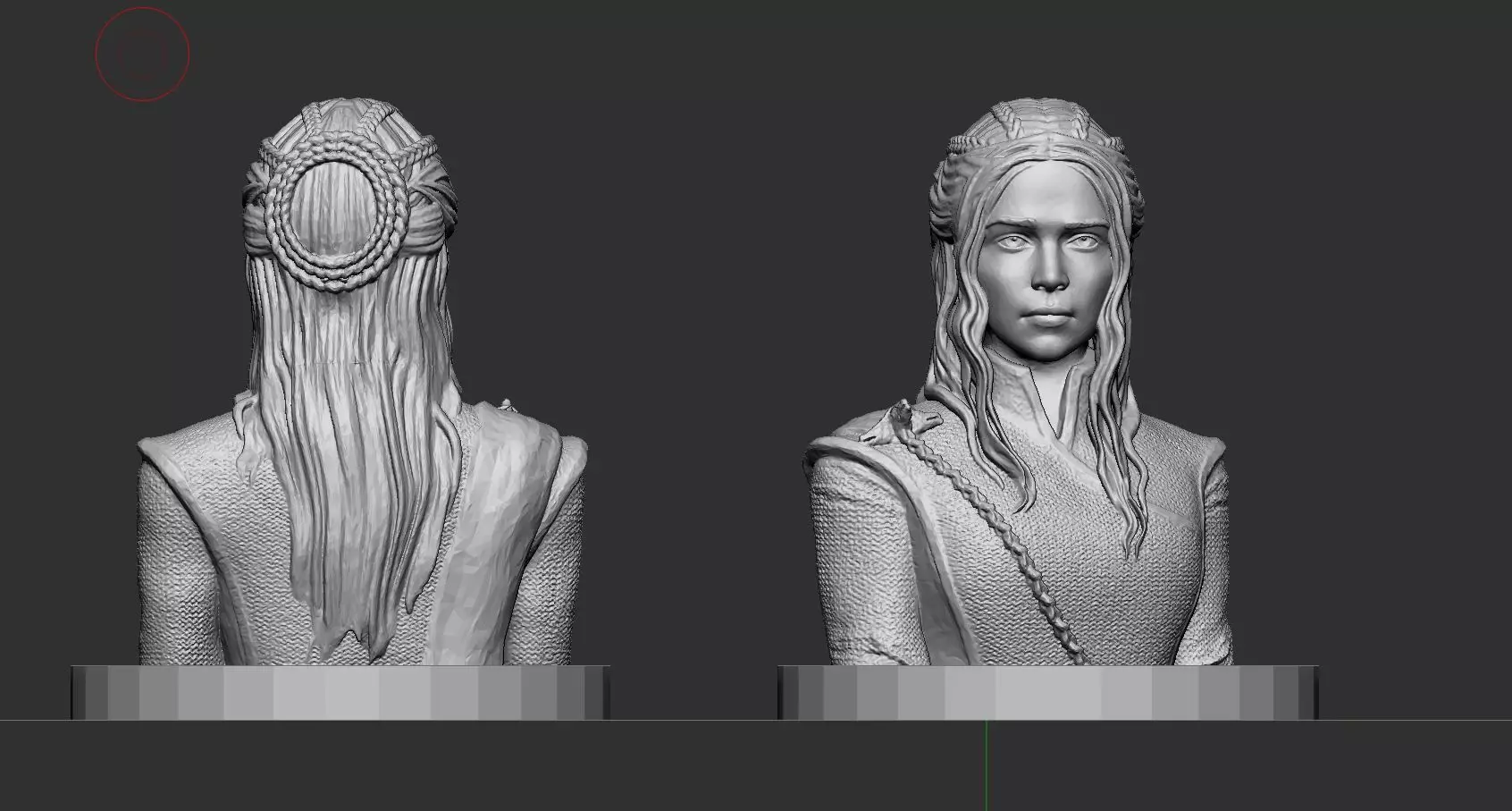 game of thrones mother of dragons 3D print model_0