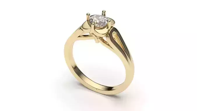 solitaire with ring sizes  8 part S120