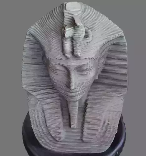 Tutankhamon puzzle 3D Grigio