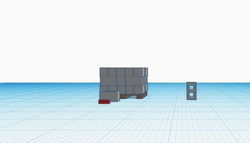 Cinder Block H0 1-87 3D print model_1
