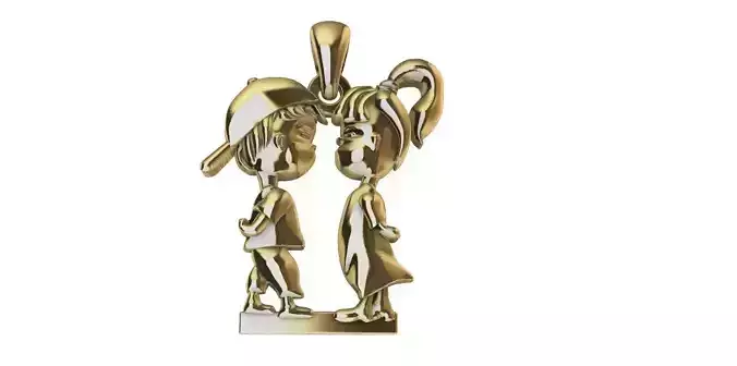 Boy And Girl 3D print model