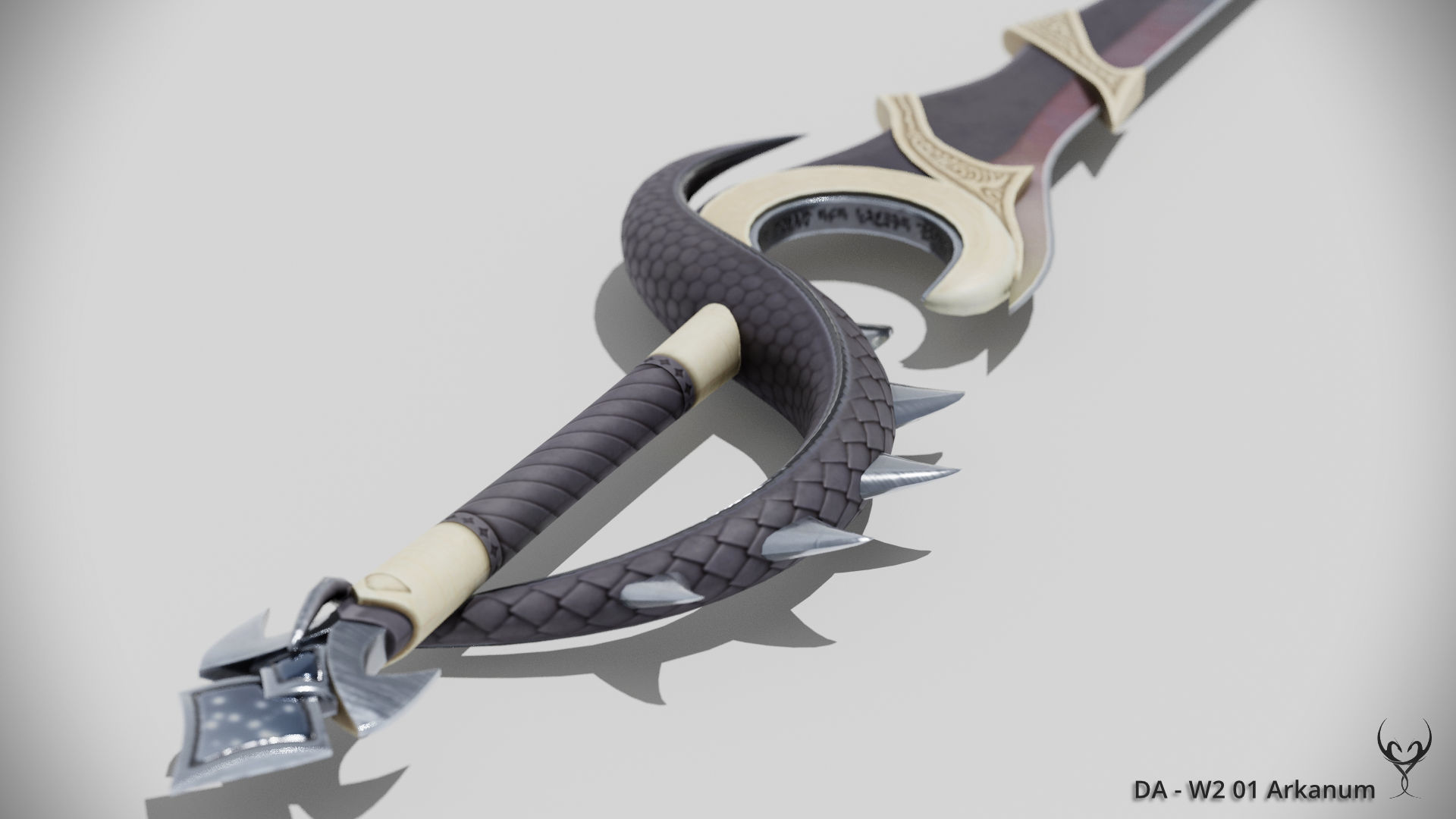 DA W2 01 Arkanum Low-poly 3D model_5