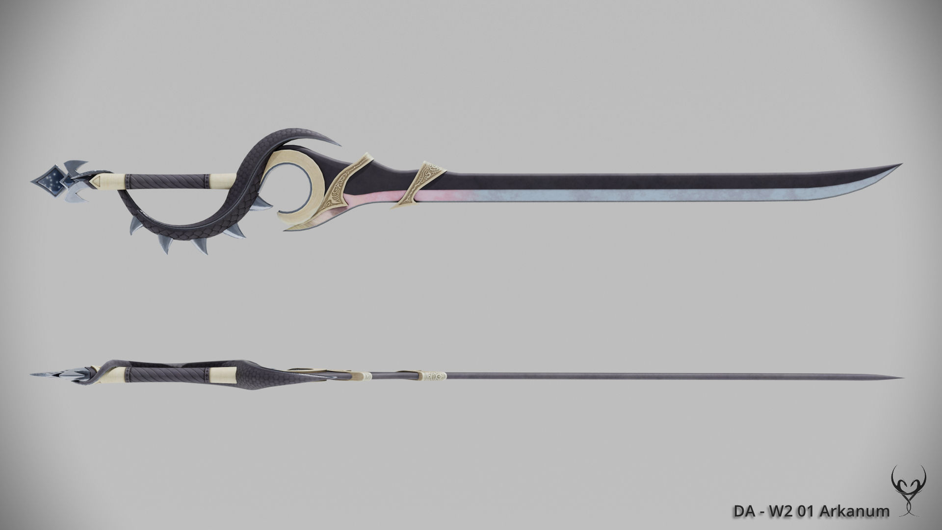 DA W2 01 Arkanum Low-poly 3D model_2