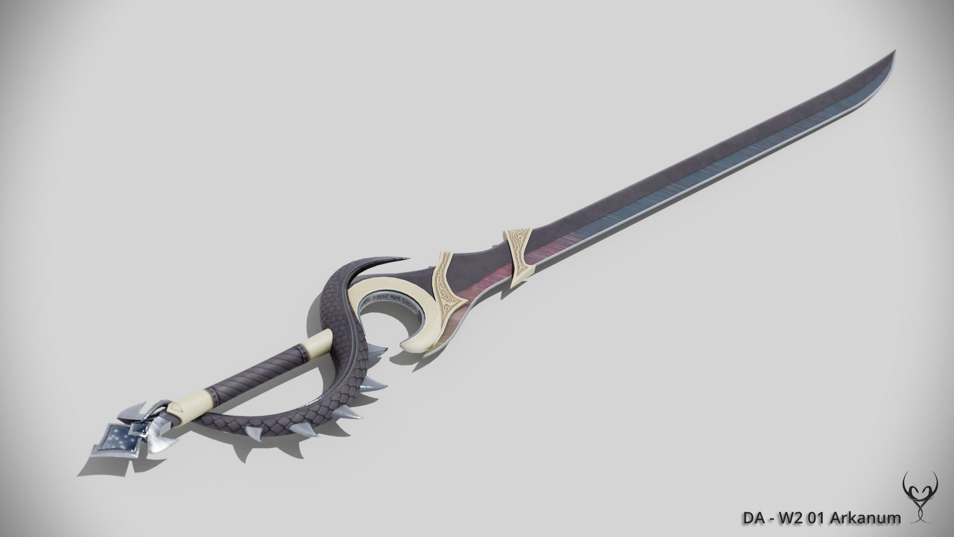 DA W2 01 Arkanum Low-poly 3D model_1