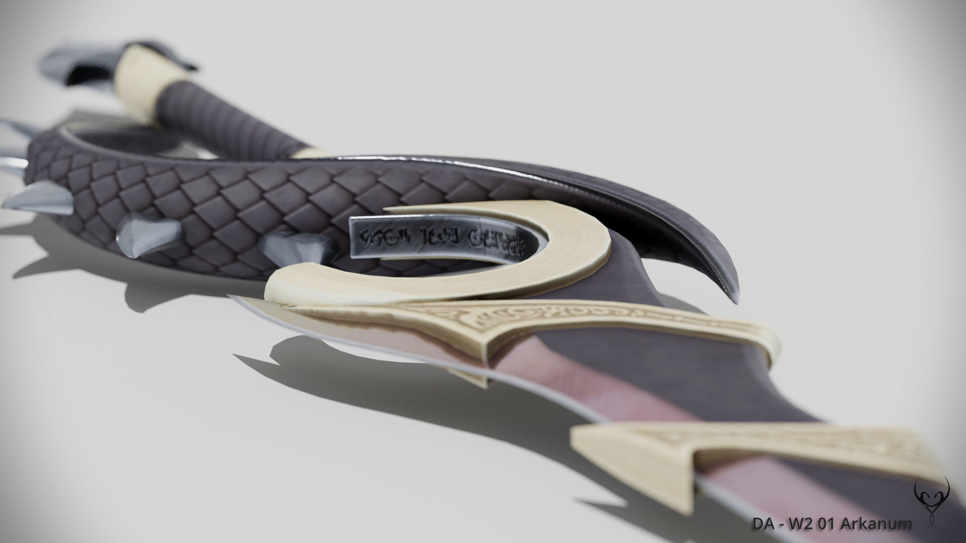 DA W2 01 Arkanum Low-poly 3D model_3