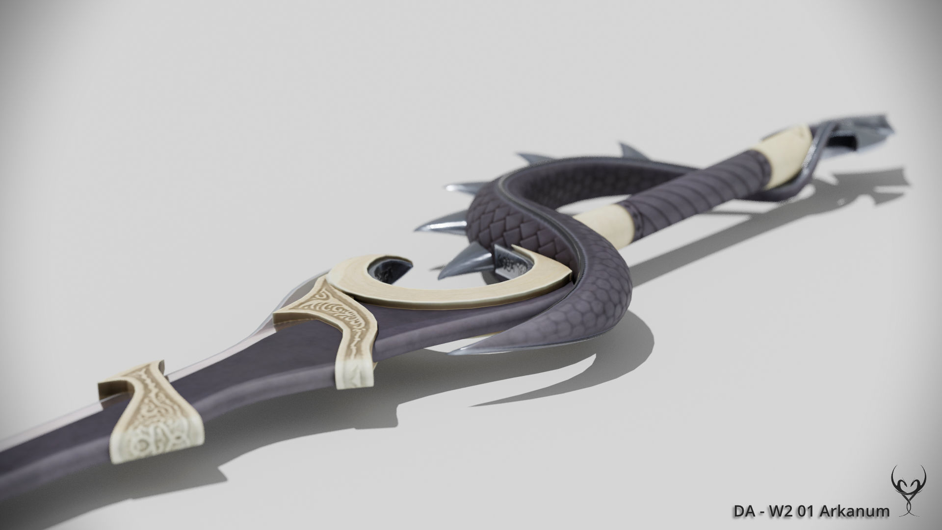 DA W2 01 Arkanum Low-poly 3D model_4