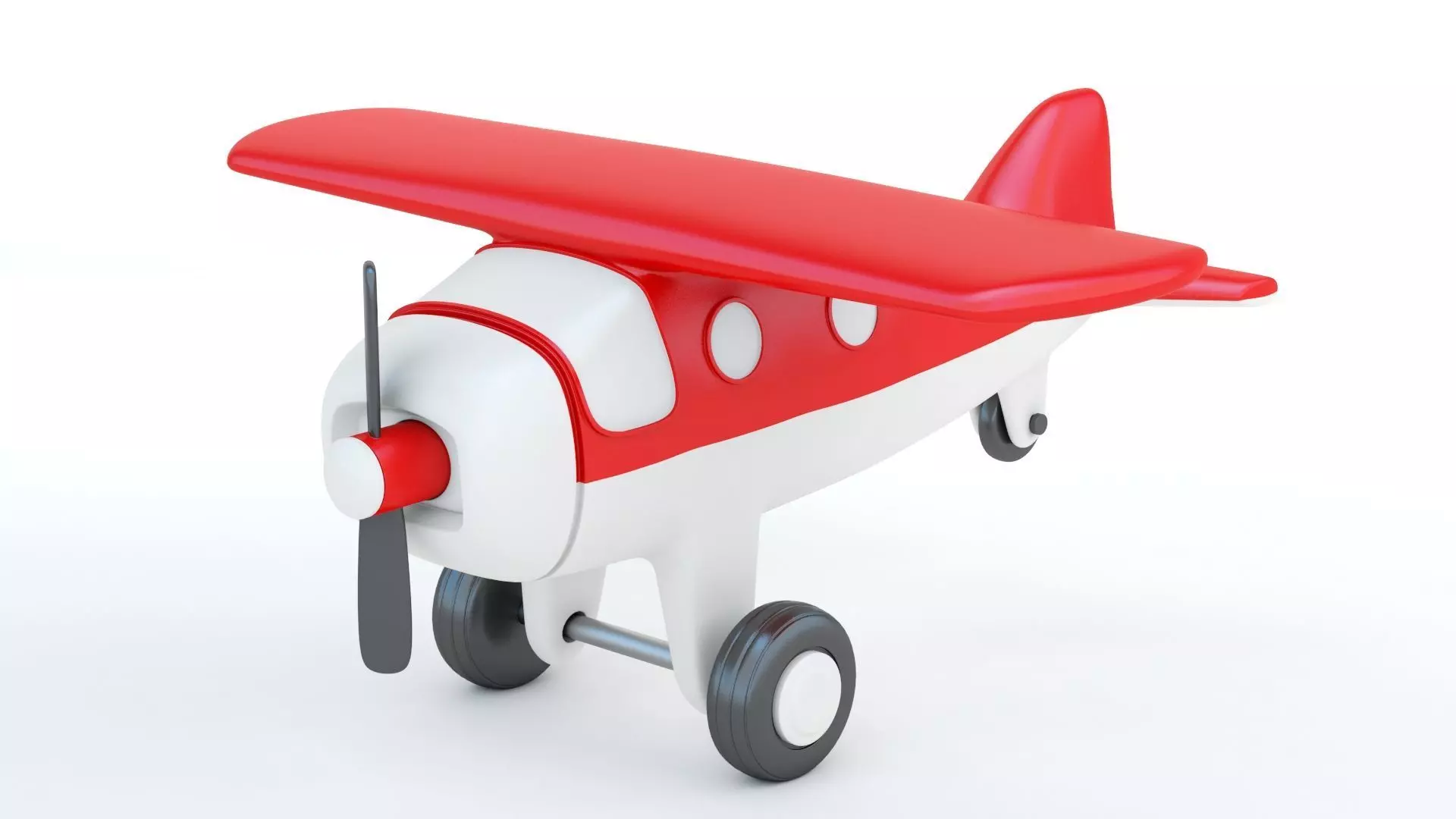 Toy Red Plane 3D print model