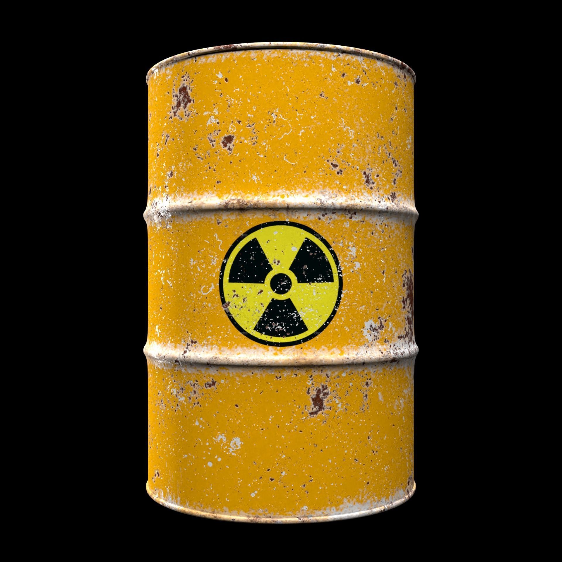 Damaged Barrels Pack Low-poly 3D model_18