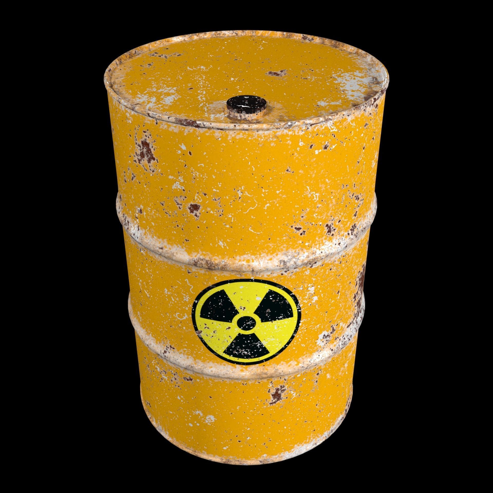 Full Barrels Collection Low-poly 3D model_37