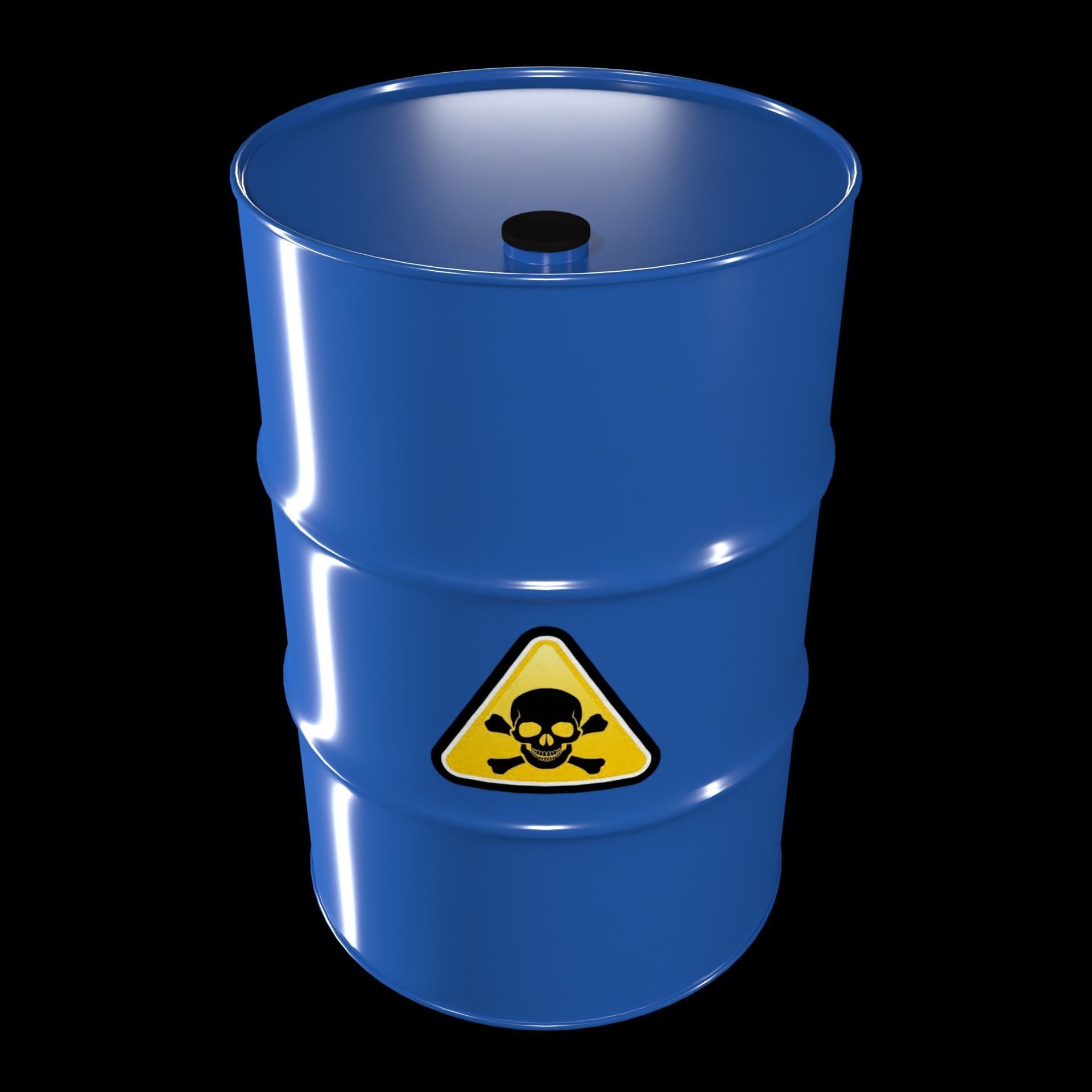 Full Barrels Collection Low-poly 3D model_20