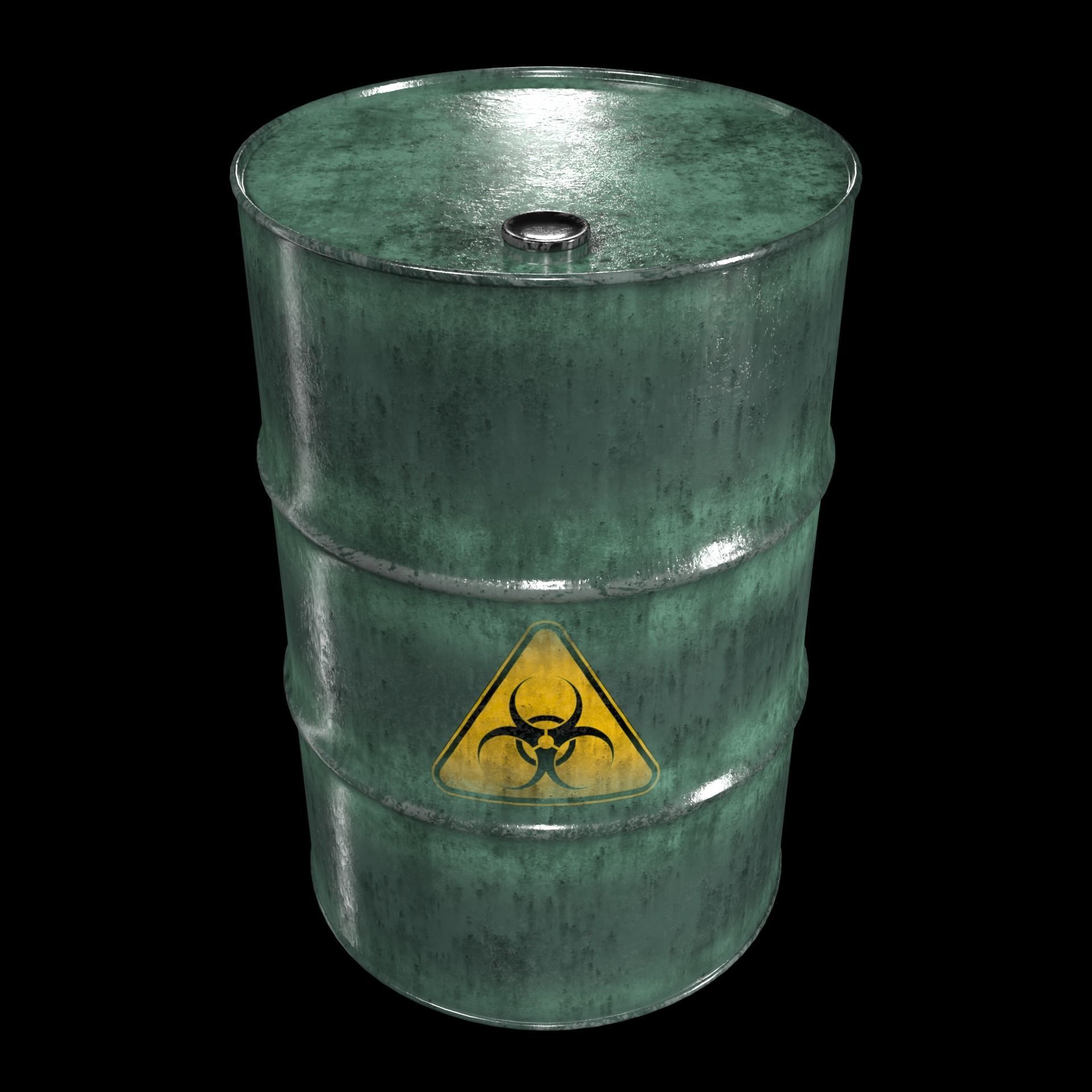 Full Barrels Collection Low-poly 3D model_30