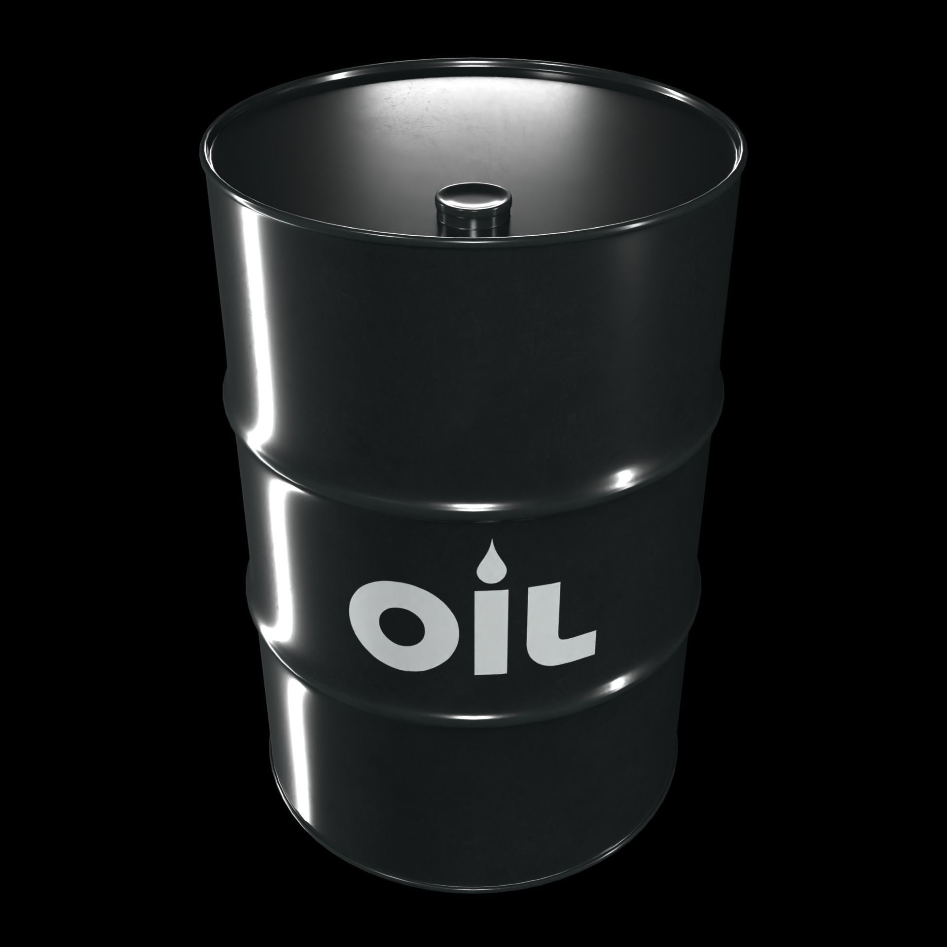 Full Barrels Collection Low-poly 3D model_22