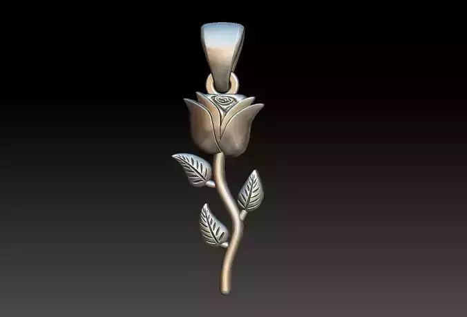 Rose pendant