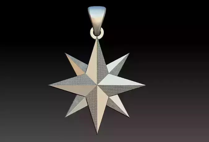 Wind Rose Pendant