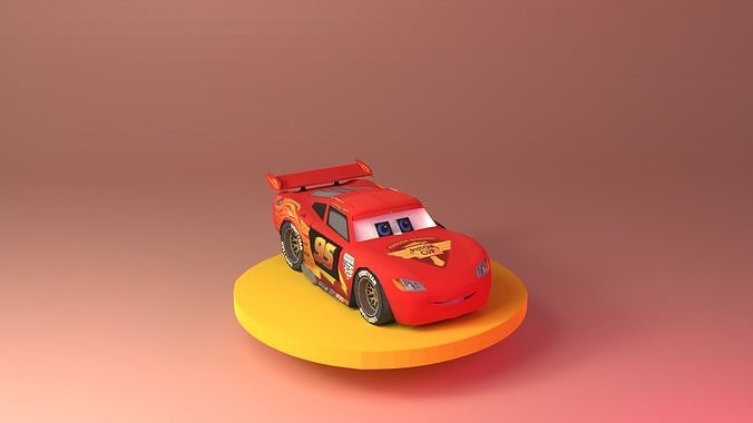 LIGHTNING MCQUEEN - Cars Toy 3D print model