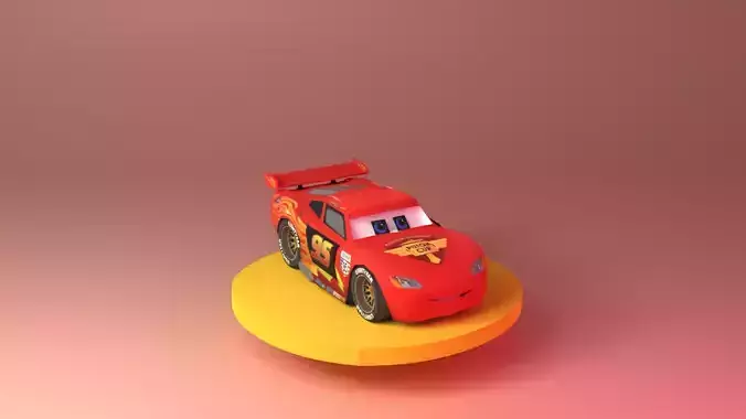 LIGHTNING MCQUEEN - Cars Toy 3D print model