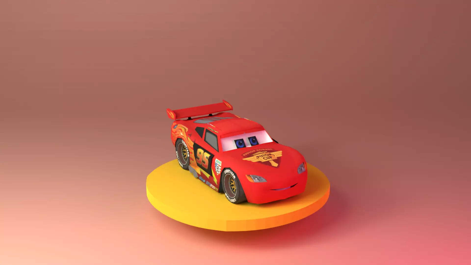 LIGHTNING MCQUEEN - Cars Toy 3D print model_0