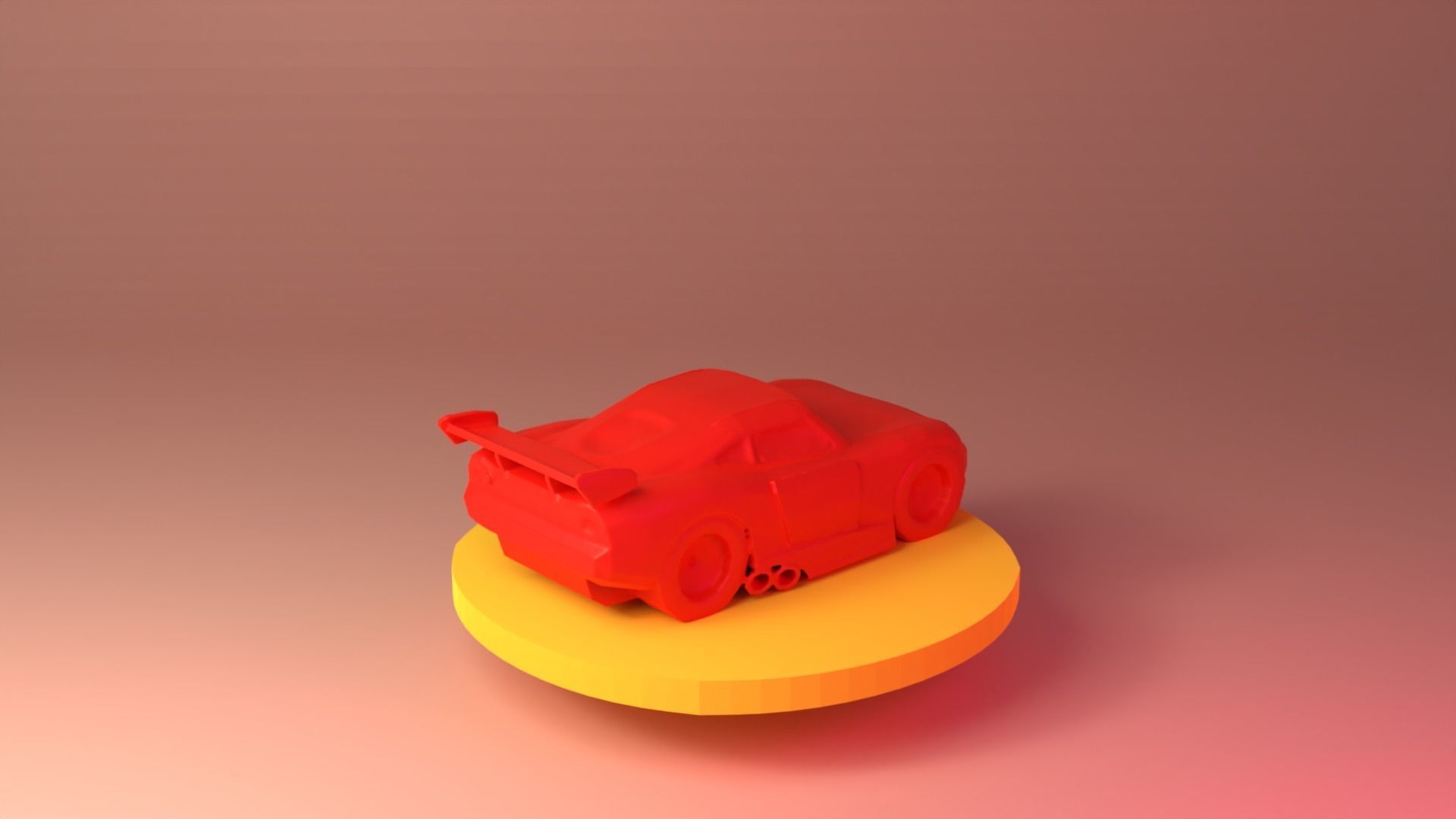 LIGHTNING MCQUEEN - Cars Toy 3D print model_3