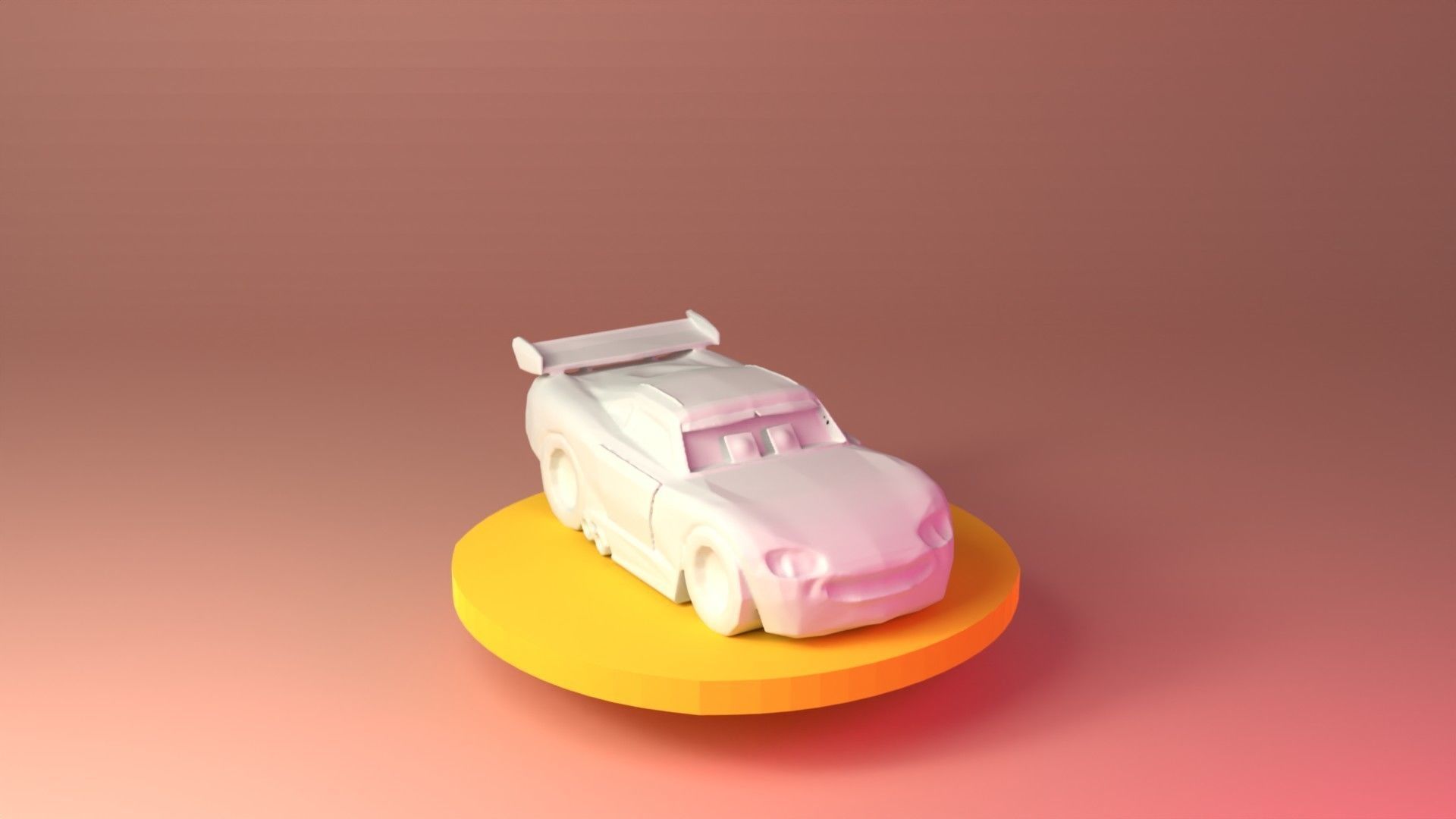 LIGHTNING MCQUEEN - Cars Toy 3D print model_4