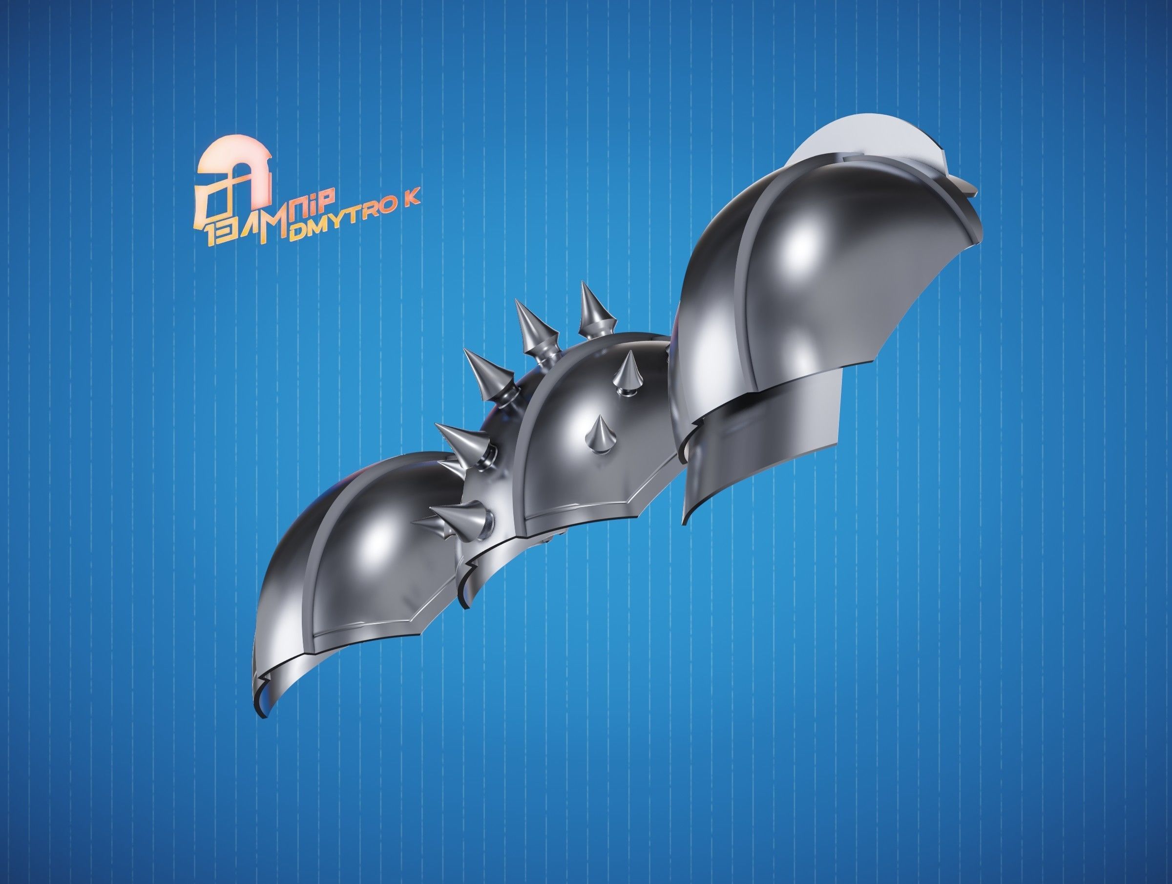 Custom Din Djarin Shoulder Pauldrons 3D print model_26