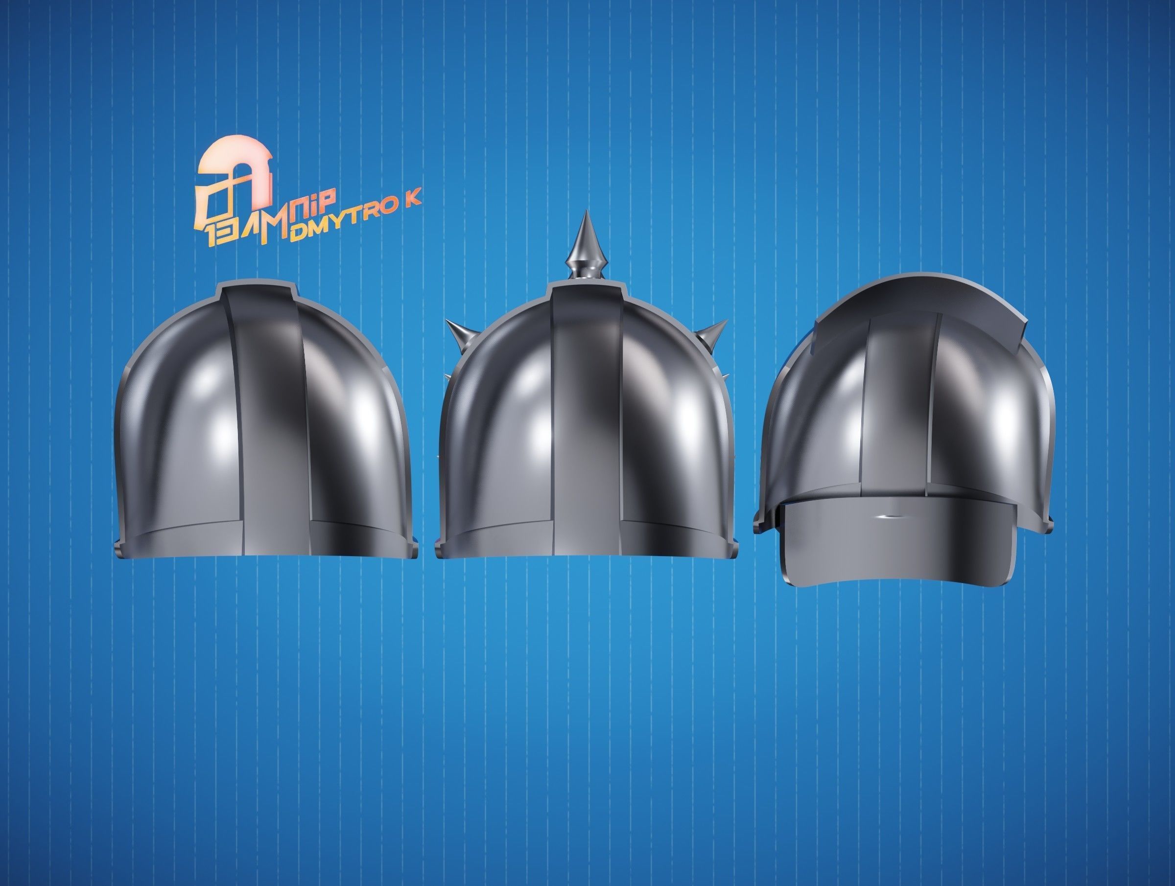 Custom Din Djarin Shoulder Pauldrons 3D print model_18